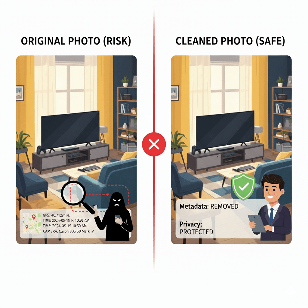 Real Estate Photography: Why Cleaning Image Metadata Matters